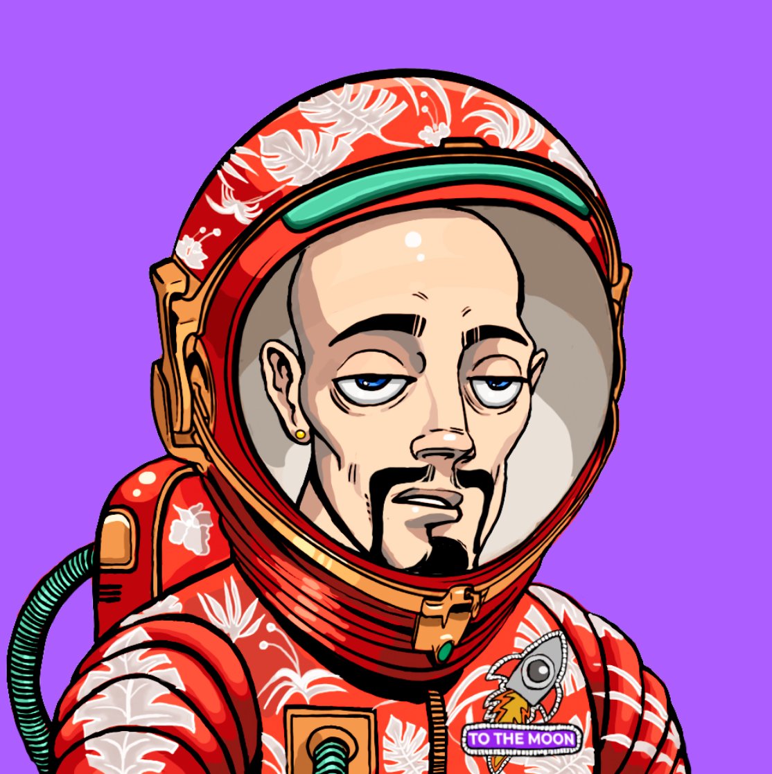 FiHatters's tweet photo. Been a long time coming but just grabbed another @SpacePunksClub before the dino drop and staking. To the moon!🚀 https://t.co/48QVL3GKkh