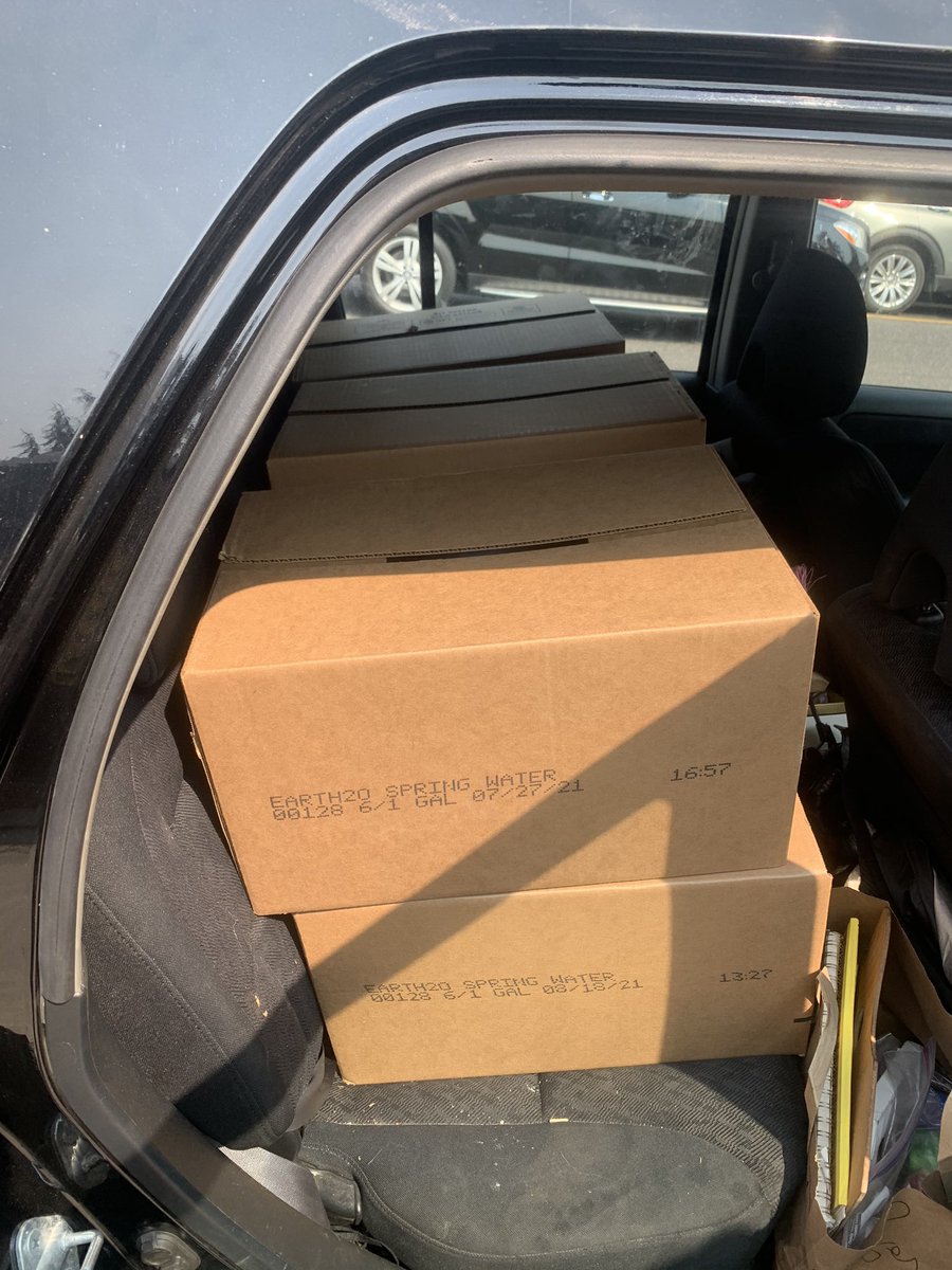 scarylildude's tweet photo. i am on way to Warm Springs Reservation with 120 gallons of water donated by PDX mutual aid! the Res is experiencing a severe water crisis

i’m unemployed &amp; it’s a 5hr round trip to the Res. i go weekly. i could use help with gas! 
venmo @babygotbackpack
cashapp $PDXhouselessfund https://t.co/cI6OhUCfUQ