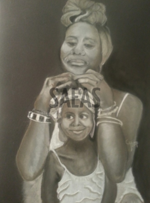 Our online art auction is currently underway. Here's just one item to bid on.🖤“My Joy” 12X18 Pastel by artist Claudette Hopkins...Starting bid just $150. Bid today: saethnicartsociety.org/auctions/?ult_…