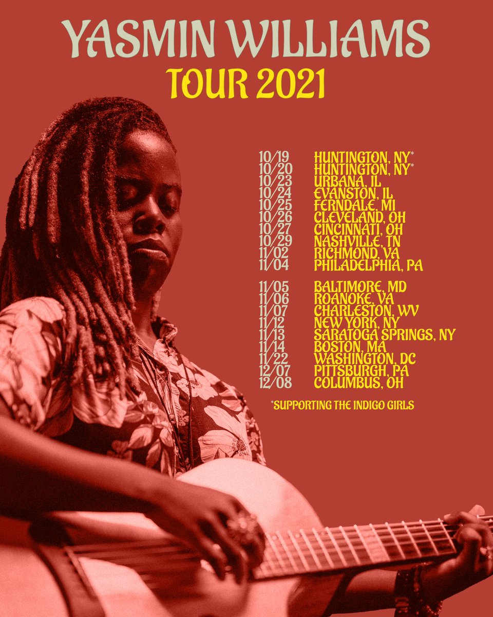 Have so many shows this fall I had to spread em out on two tour posters 😎😂 it’s gonna be lit! 

yasminwilliamsmusic.com/events
