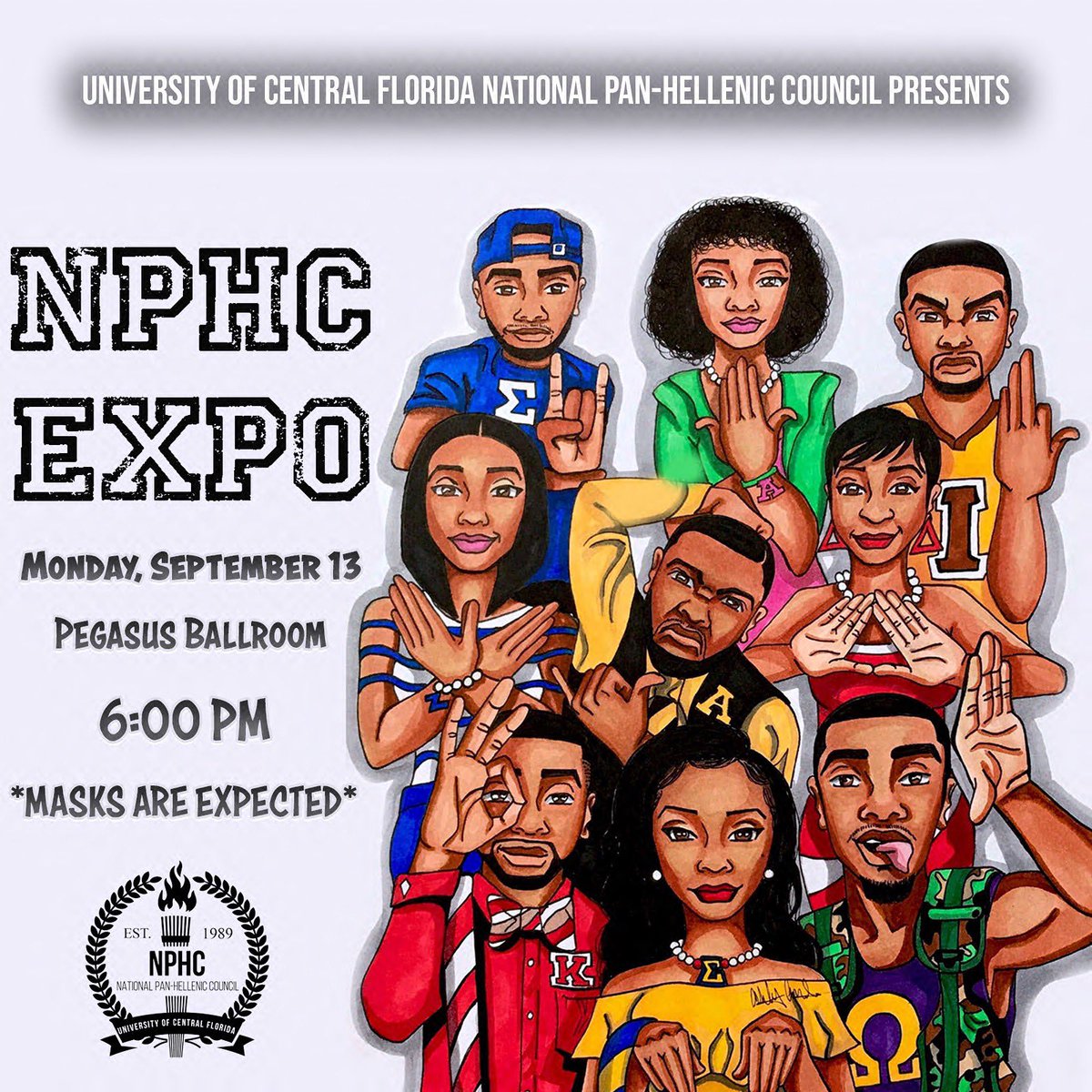 Back like we never left!!
GREEK EXPO
•
•
•
Monday, September 13th at 6PM. Doors Open at 5:30PM. Come and meet the respective Divine 9 Orgs and their members ‼️