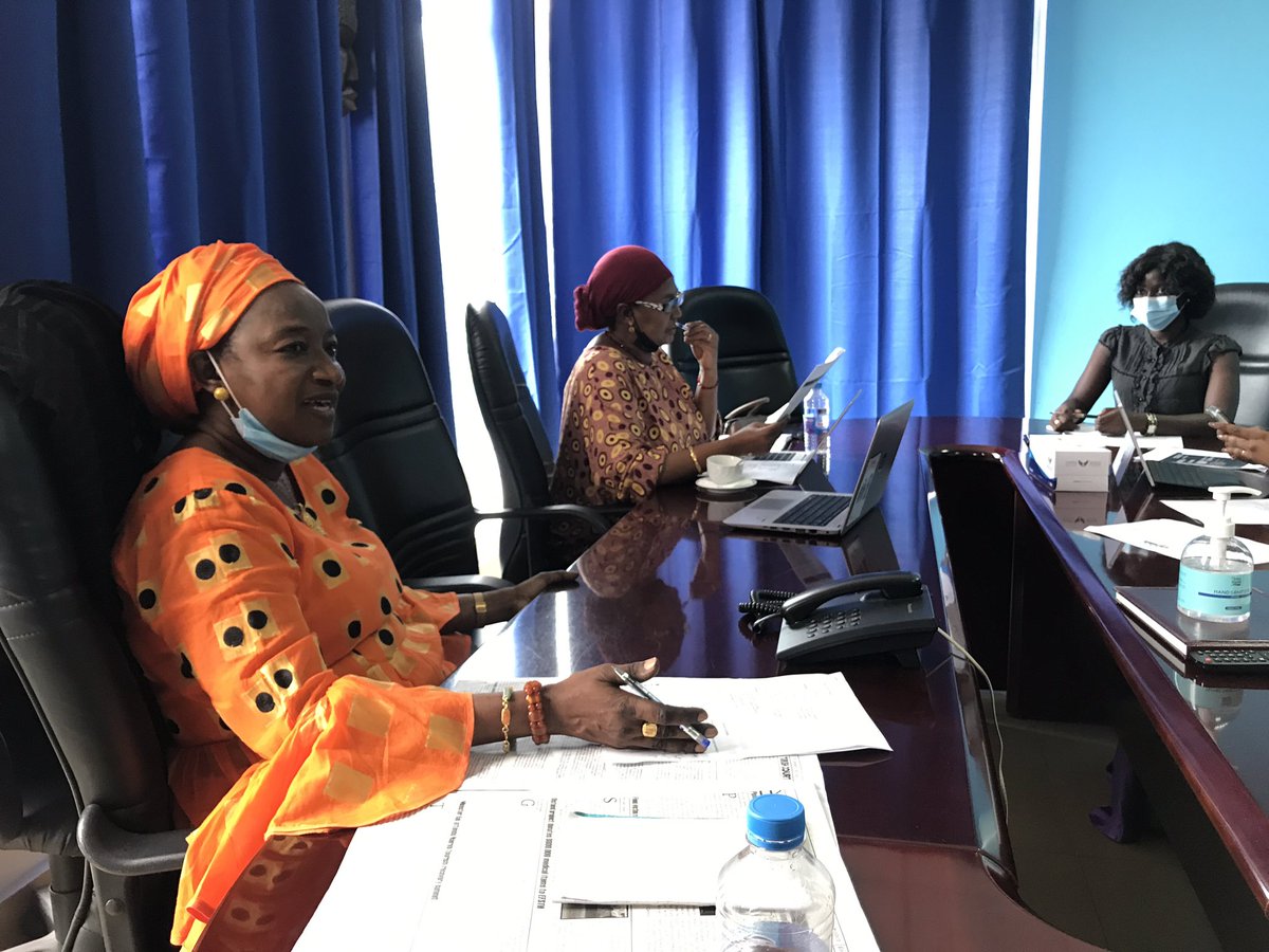 GamChamber's tweet photo. Members of the Women’s Business Advocacy Group converged to review actions proposed to advance the activities of the #WBAG supported by @UNDP_TheGambia &amp; @ITC_Gambia https://t.co/o4Tq62WOSg