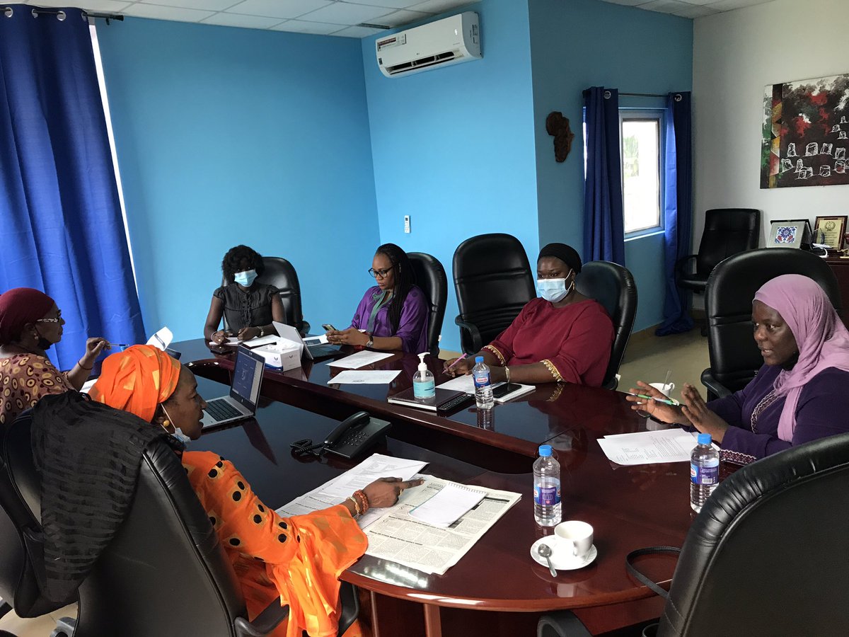 GamChamber's tweet photo. Members of the Women’s Business Advocacy Group converged to review actions proposed to advance the activities of the #WBAG supported by @UNDP_TheGambia &amp; @ITC_Gambia https://t.co/o4Tq62WOSg