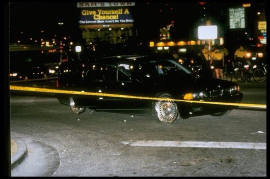 DatPiff's tweet image. 25 years ago today, Tupac was shot in Las Vegas. He passed away 6 days later.