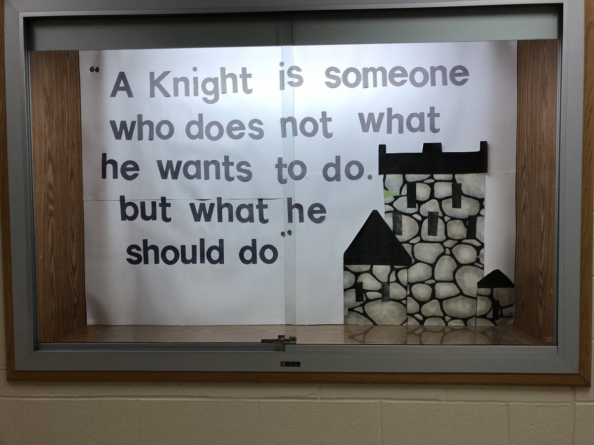 SouthSenecaMTSS's tweet photo. Middle School forum to kick off the first day back as a MS community and begin the “Quest” toward becoming our best! Thinking like a knight, preparing for what might be ahead, forum helped us get ready and excited to go on this journey together #ForeverFalcons #SouthSenecaCSD https://t.co/7osXZV5myL