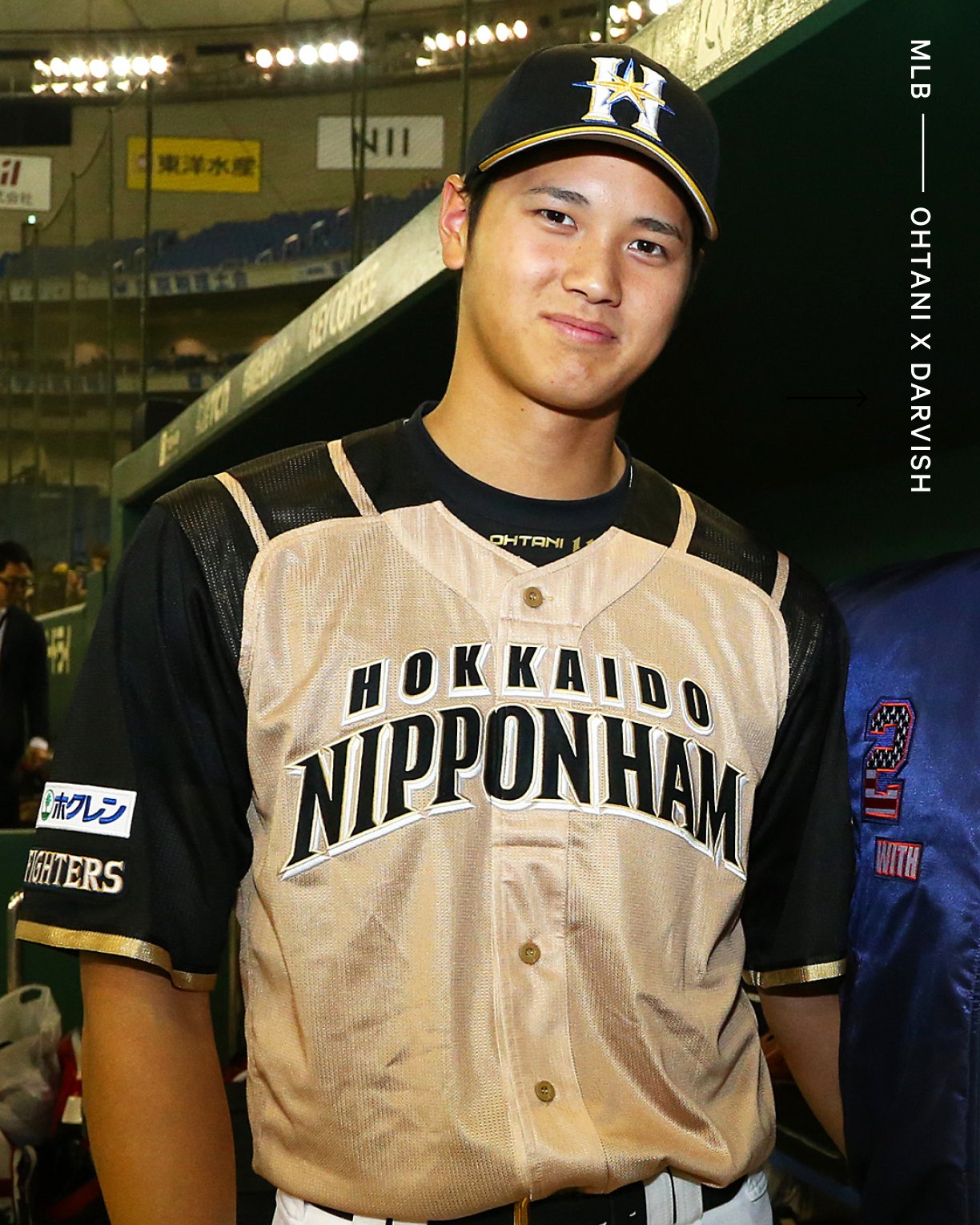 Japan Shohei Ohtani 11 Hokkaido Nippon Ham Fighters Baseball 