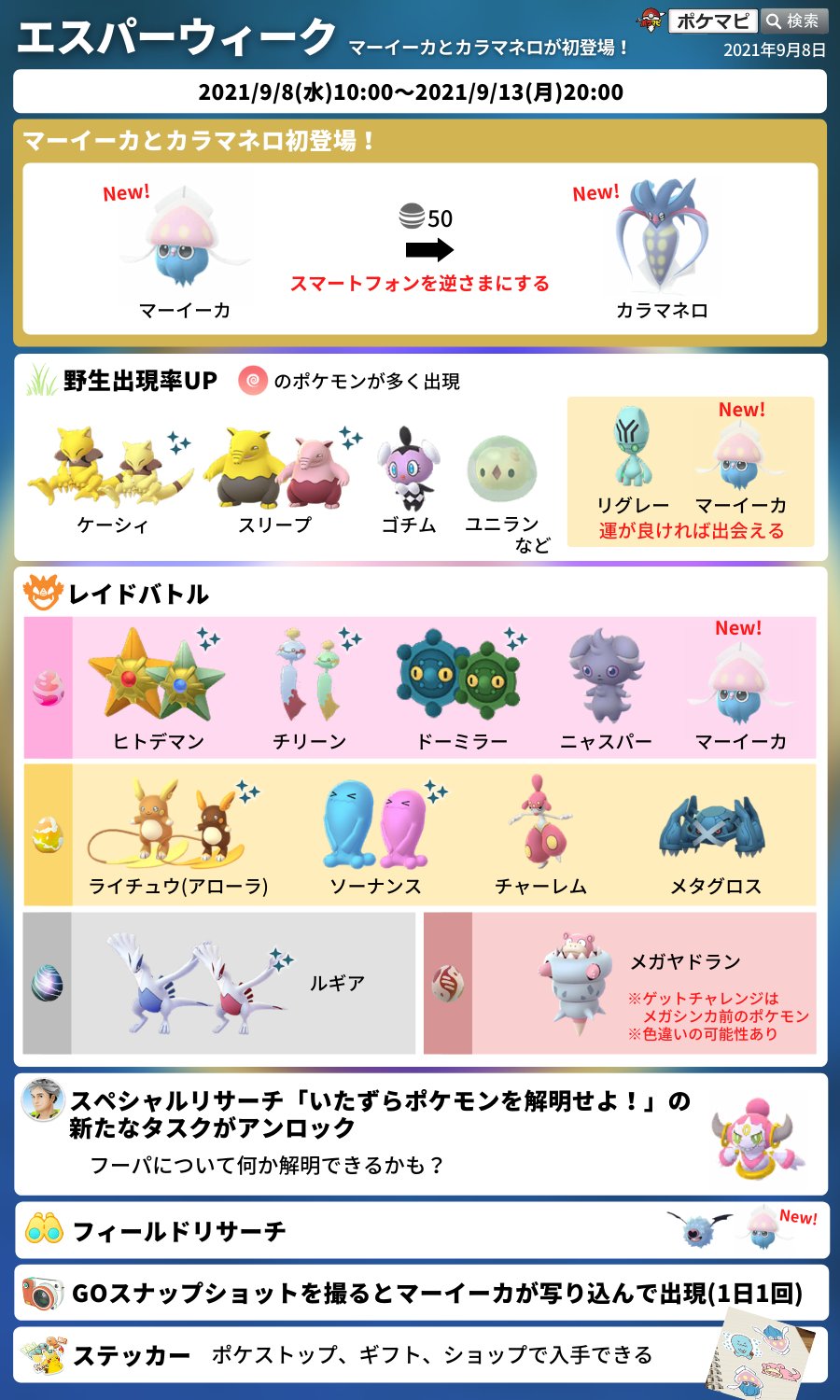 ポケモンgo攻略情報 ポケマピ エスパーウィークの 1レイドにチリーンが登場 今回のイベントにおける 色違いチリーン との遭遇状況を ぜひ投稿してください T Co Imqrcsbtz5 ポケモンgo チリーン T Co 5a0x8tc5a3 Twitter