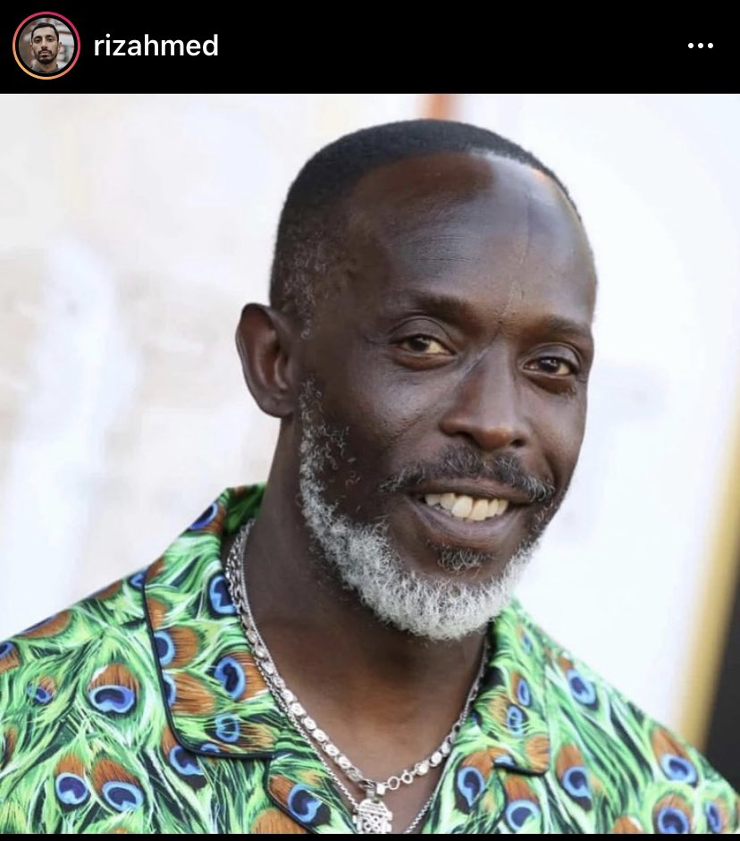 goodmanw's tweet photo. Riz Ahmed’s tribute to Michael K Williams is well, well worth a read. https://t.co/6VwyyIgD6c