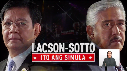 inquirerdotnet's tweet photo. NOW: Official launch of the Lacson-Sotto tandem for the 2022 polls | @CMRamosINQ https://t.co/vjUNNeCBHA