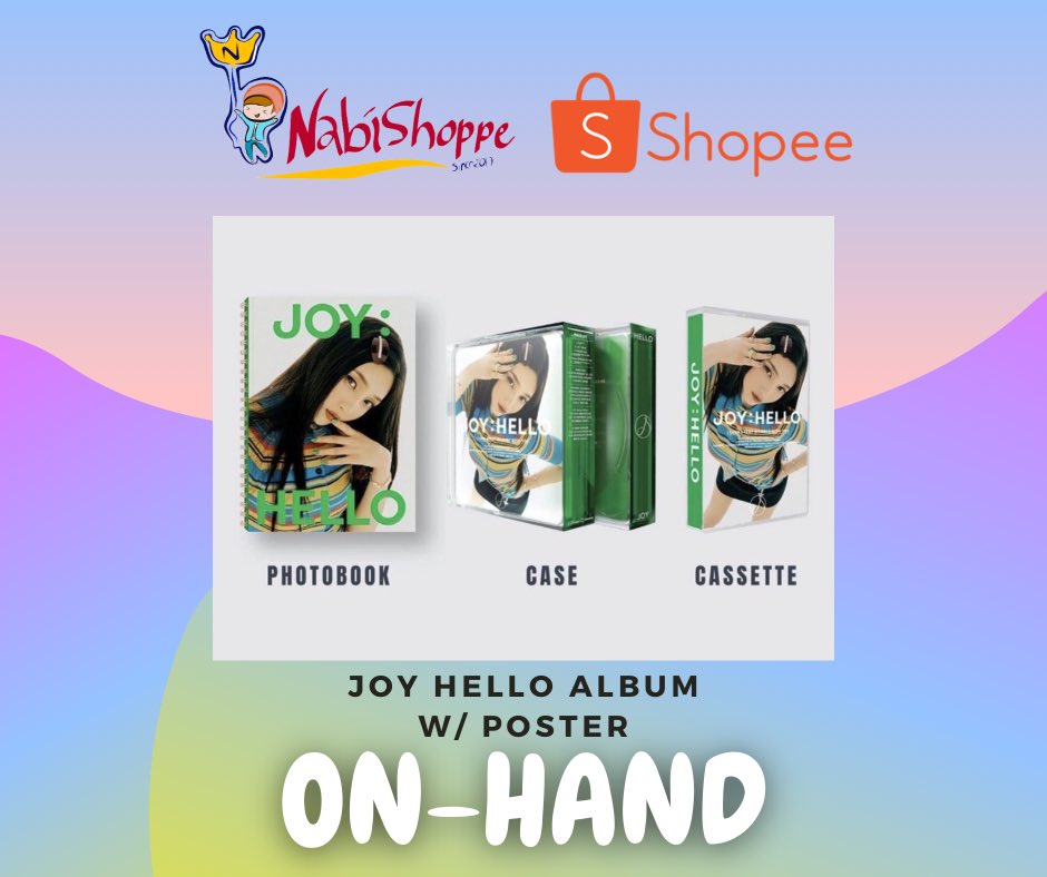 nabishoppe's tweet photo. 💚Check out [ON HAND / SEALED] JOY HELLO w/ poster at 9% off! ₱900 - ₱1,000 only. 💚

Get it on Shopee now!

https://t.co/DJwDRt4wpd

#REDVELVET #JOY_Hello #kpopalbum  #shopeeph https://t.co/jAvUyXSgkB