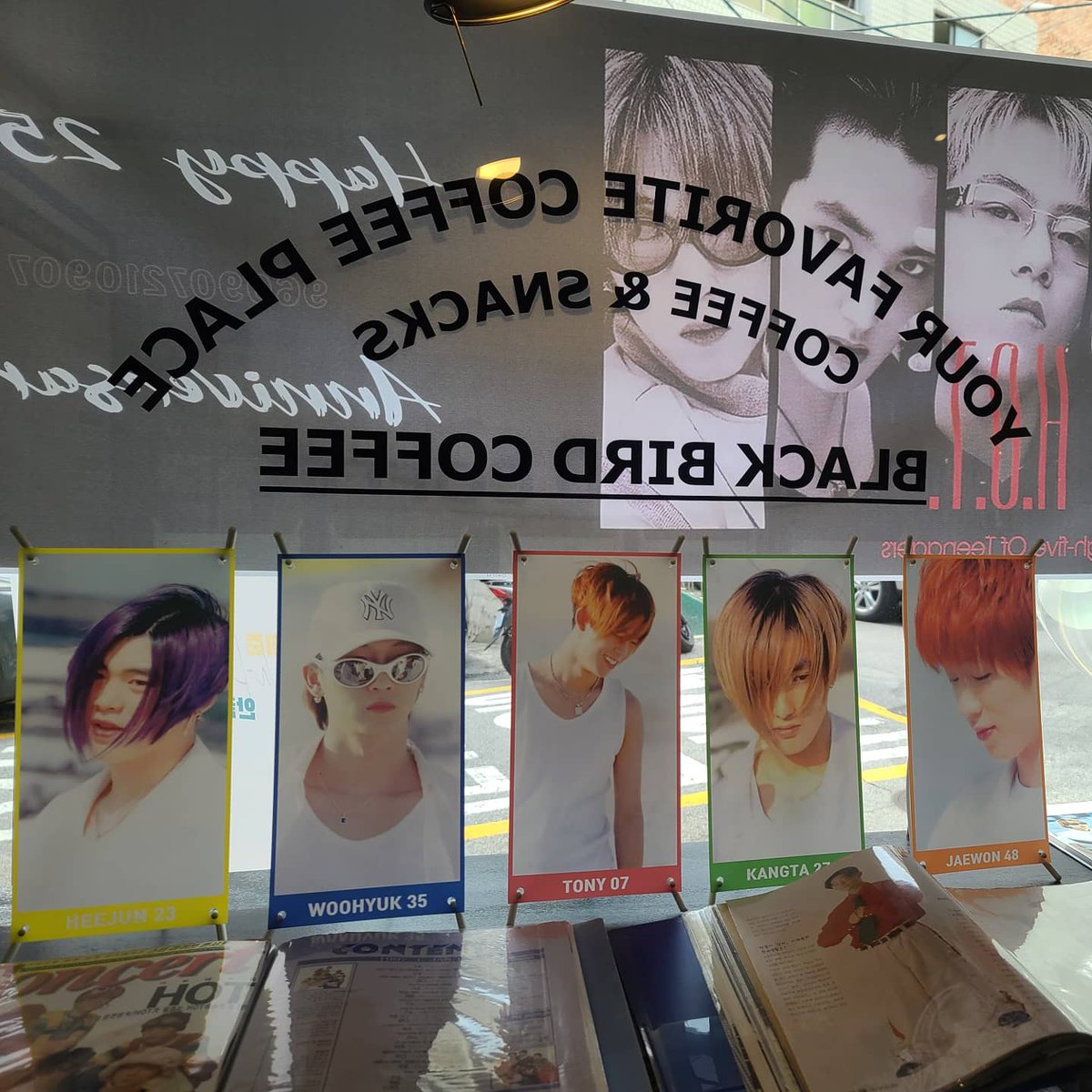 HOT_2335072748_'s tweet photo. @happy21090725th 
수고 많으셨어요^^
4일 동안 열심히 다녔네요ㅎㅎ

다시 한번 25주년 축하합니다~^^
#우린_함께인거야_언제까지나
#HAPP_210907_HOT_25TH
#에쵸티 #highfiveofteenagers
#highfive_of_teenagers #데뷔25주년
#문희준 #장우혁 #안승호 #안칠현 #이재원 https://t.co/ayK9AsgdtF