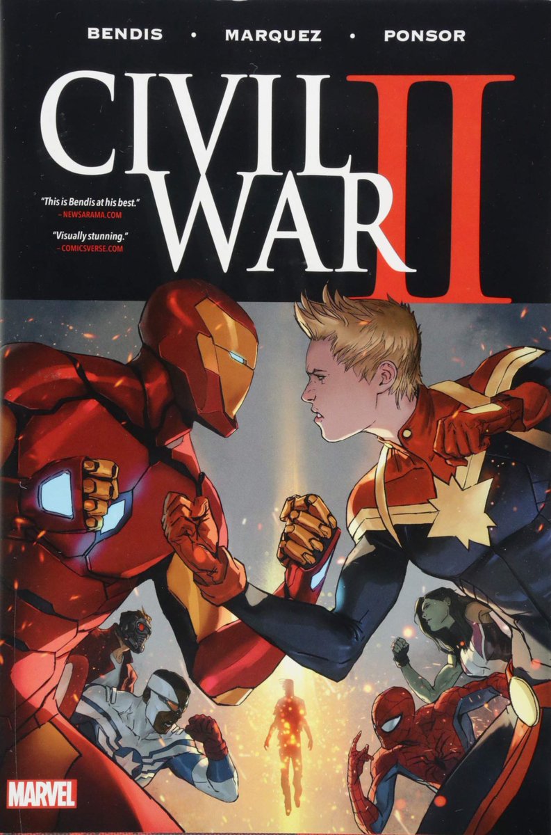 The entirety of Civil War 2. I was tied with this and all of Jason Aaron’s stuff involving Thor after the Godbutcher and Godbomb arc. Thor got disrespected in so many ways and needed into the ground. https://t.co/AMmGLhO0eh https://t.co/C3ydqCL0y5