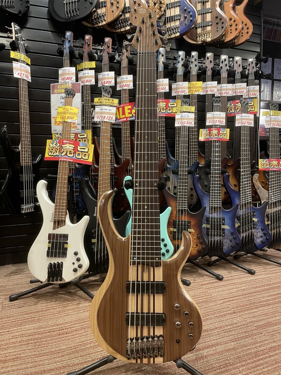 池部楽器店ベースハウスイケベ池袋 平日時短営業中12 19時 土日祝通常営業 على تويتر コスパ最強7弦ベース Ibanez Btb747 Ntl Ibanezで人気のシリーズ Btb の7弦モデルが入荷いたしました 7弦で 119 625 込 はコスパが良すぎます 7弦に