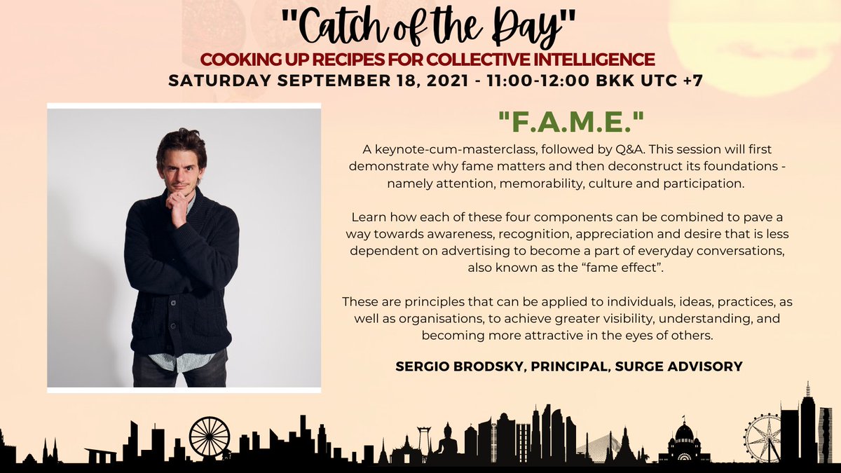 Saturday Special Session with Branding and Foresight Strategist <a href="/brandKzar/">Sergio Brodsky</a> Sergio Brodsky ; who believes in outstanding insights, intellectual curiosity, and the connection between strategy and execution in #marketing &amp; #branding 
#APFN2021 #futurists