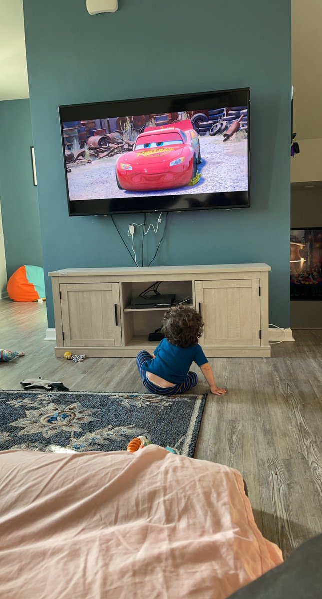 Briitters983's tweet photo. Now we’re onto cars, he’s watched this on loop since 0800 at least we’re off zootopia! 😂😂 @disneyplus https://t.co/muMysPQKV9
