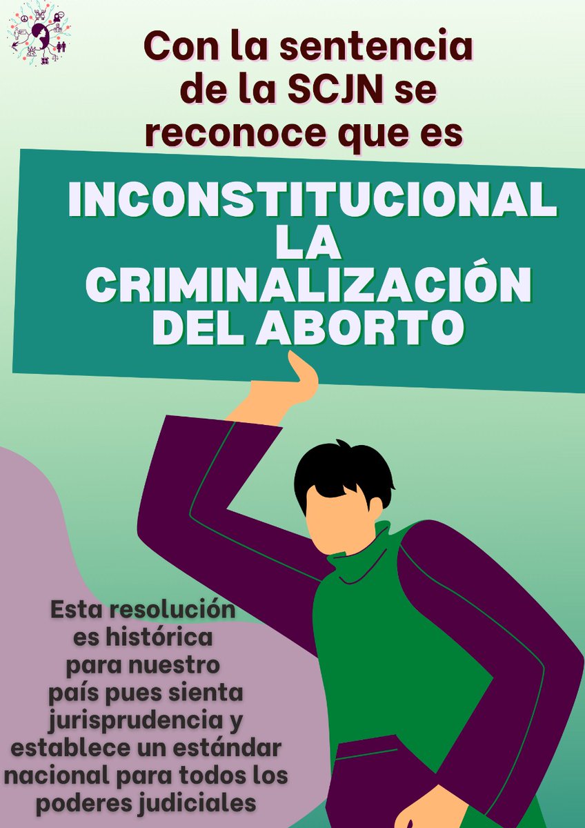 CSiuaj's tweet photo. La @SCJN el día de hoy, sentó un importante precedente al discutir y aprobar la Acción de Inconstitucionalidad 148/2017 sobre el aborto en el Código Penal del Estado de Coahuila.💚🙌

#SeráLey #QueSeaLey #AbortoLegalMéxico https://t.co/2Y3DzLxxby