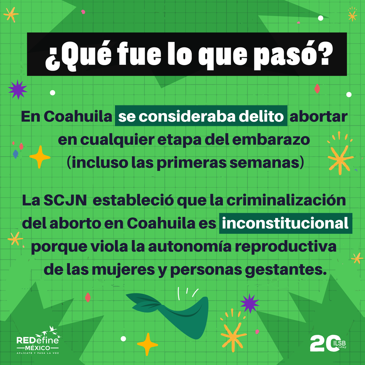 CSiuaj's tweet photo. Abre una posibilidad enorme para las mujeres de las demás entidades federativas, para poder decidir sobre sus cuerpos en libertad y sin estigmas. 💚

Créditos a @REDefineMX https://t.co/rkZcqLgI0E