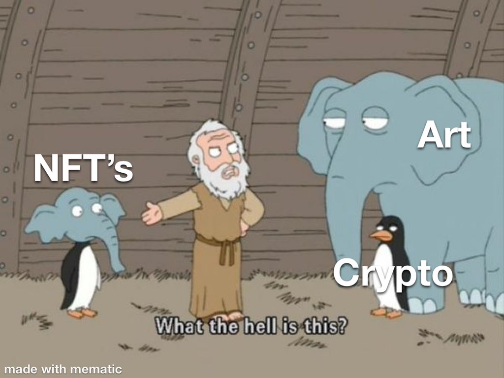 NFT’s explained in meme form: