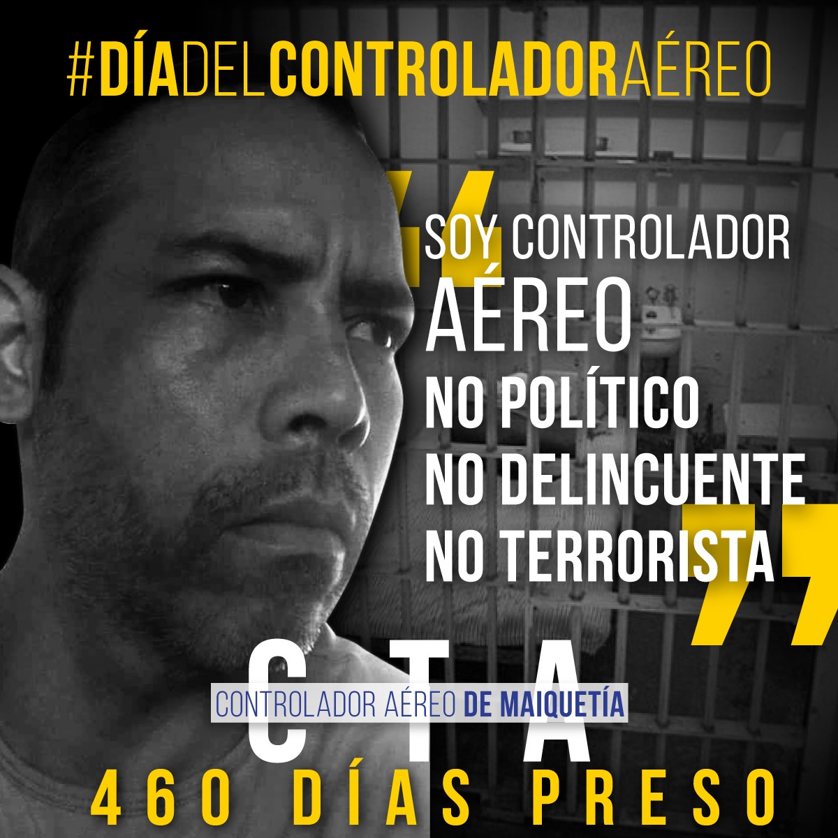 dhangelical's tweet photo. Hoy la torre de control de Maiquetia en sus 76 años celebra otro año más de seguridad, orden y eficiencia donde siguen controlando el espacio aéreo venezolano, pero ahora sin un trabajador honorable. #DiaDelControladorAéreo. #NegociacionEnMexico #LiberenAPresosPolíticos #DDHH https://t.co/AaQOJg92y8