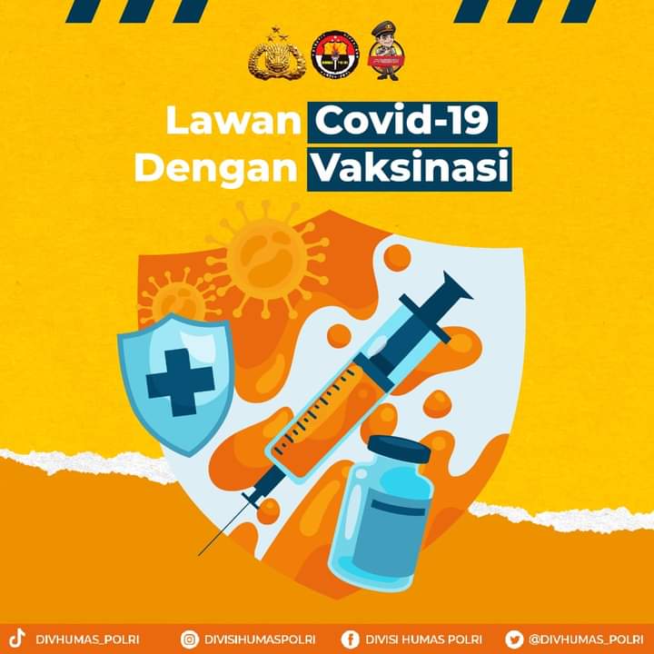 humaskintap's tweet photo. Vaksinasi membantu dalam melawan Covid-19, disamping melindungi dalam terinfeksi penyakit, vaksinasi juga membentuk kekebalan tubuh kita loh Sobat! Ayo Pakai Masker dan Ayo Segera Vaksin. https://t.co/oAaLFjWn7r