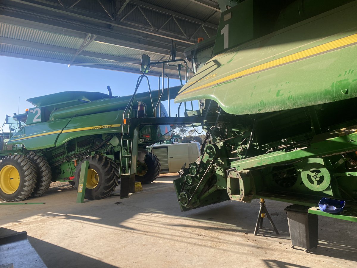 Pre Harvest repairs going smoothly 👍 #harvest21