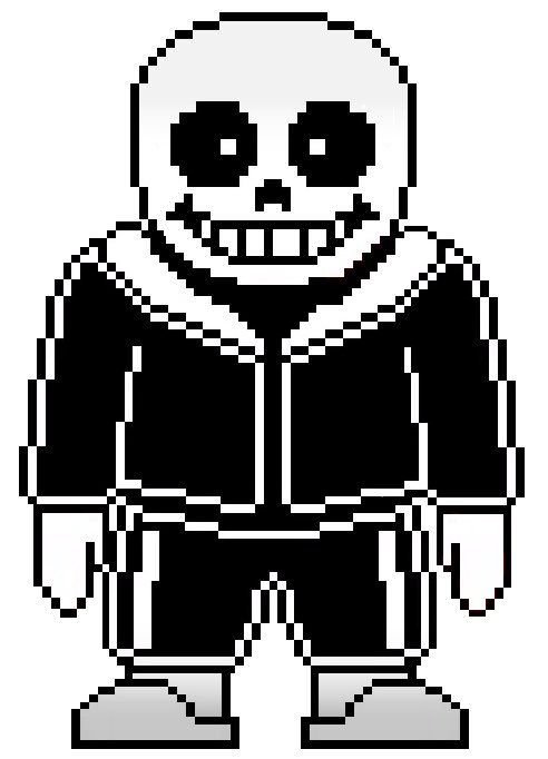 spookafie on X: tried out pixel art #sans #insanitysans