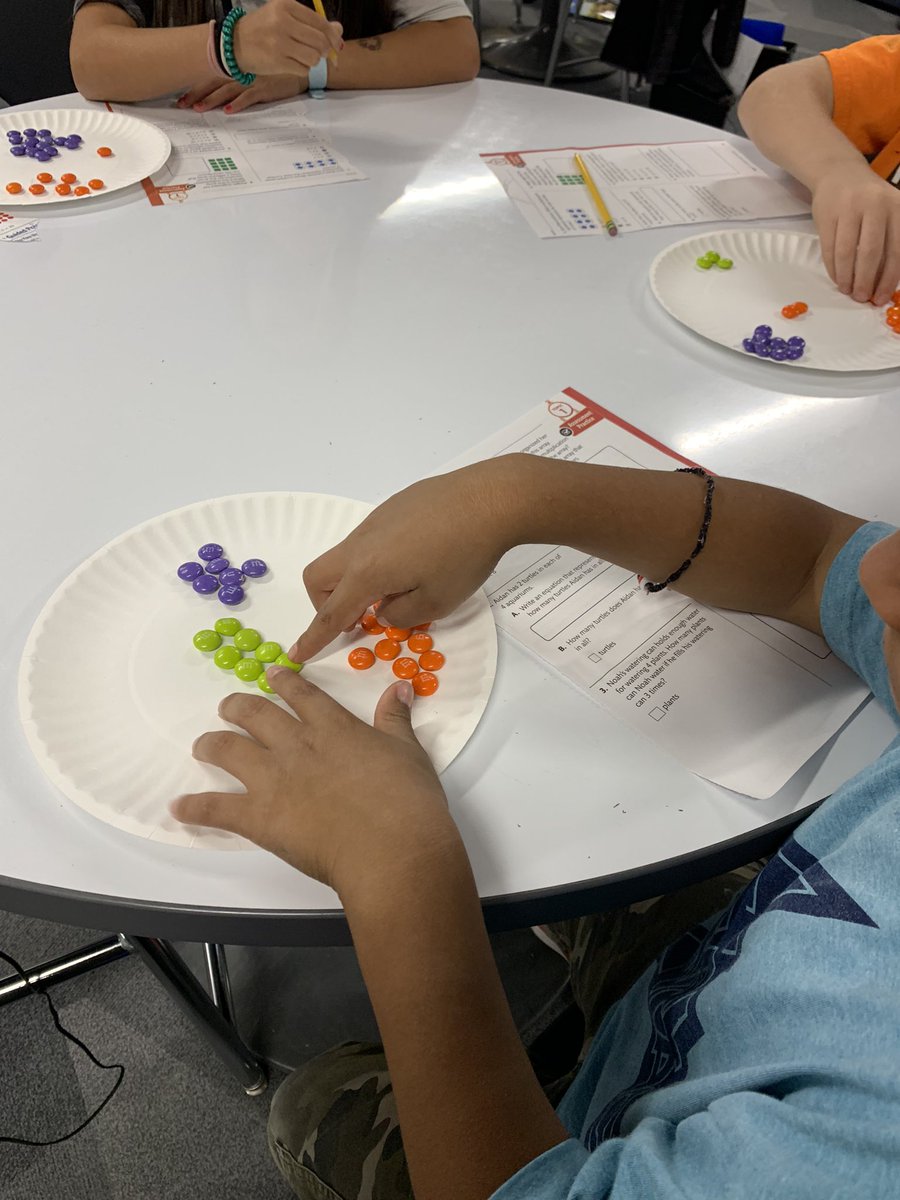 Math was delicious today! #topic1review #arrays #thirdistheword #180daysin3rdgrade <a href="/NSDGoodman/">Goodman Elementary</a> <a href="/trevarrowteam2/">Barbi</a>
