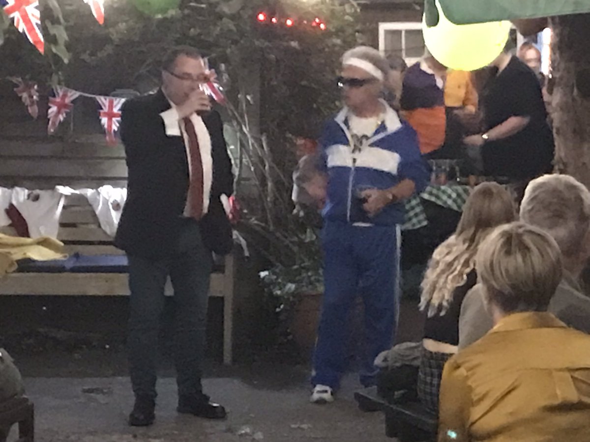 KensaThompson's tweet photo. I’m pleased to be hosting and setting the scene - 80’s theme murder mystery #alternateshafows are back at it at #threesheetstothewind ‘Scrum down to Murder’ is in full swing… https://t.co/7O0addlPyB