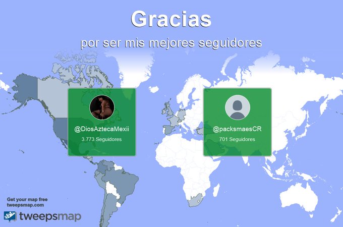 Un agradecimiento especial a mis mejores seguidores esta semana @DiosAztecaMexii, @packsmaesCR https://t<a href="/tag/instagram"class="tags"><span>#instagram</span></a><a href="/tag/like"class="tags"><span>#like</span></a><a href="/tag/facebook"class="tags"><span>#facebook</span></a><a href="/tag/friens"class="tags"><span>#friens</span></a><a href="/tag/whatsapp%20"class="tags"><span>#whatsapp </span></a>