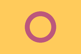 ColorPickedFlag's tweet image. Today's 5th and final flag is the intersex flag picked from Polly from Amphibia!