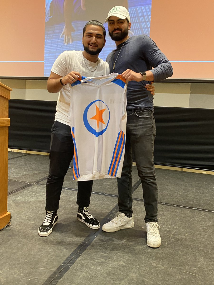IslamOnCampus's tweet photo. Arsalan ready to get to work with Uzi! This duo is already looking unstoppable! https://t.co/pVygWosCma