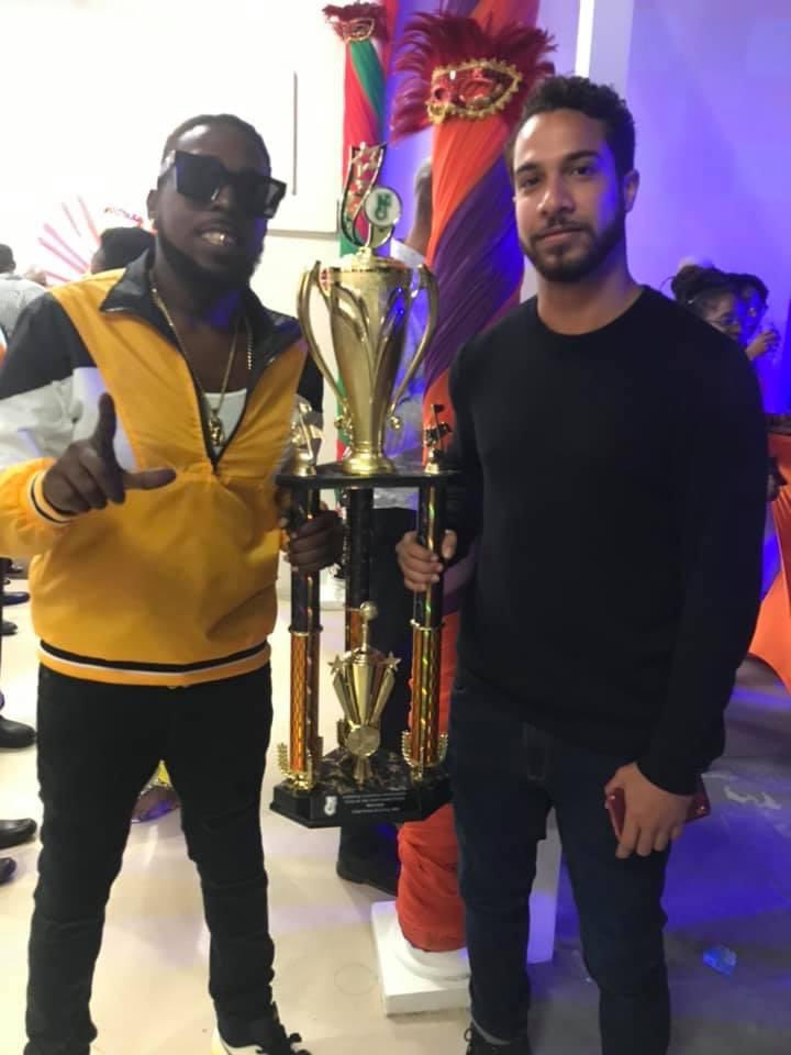 JusJayKing's tweet photo. Another Crop Over season came and left, this moment is still one of my proudest. Fun fact, the record me and this guy created is the longest standing Road March after 3 years, but its also the slowest song to win a Road March in Barbados’ history #Sometime2019 #ForTheHistoryBooks https://t.co/IKD4S1zFyY