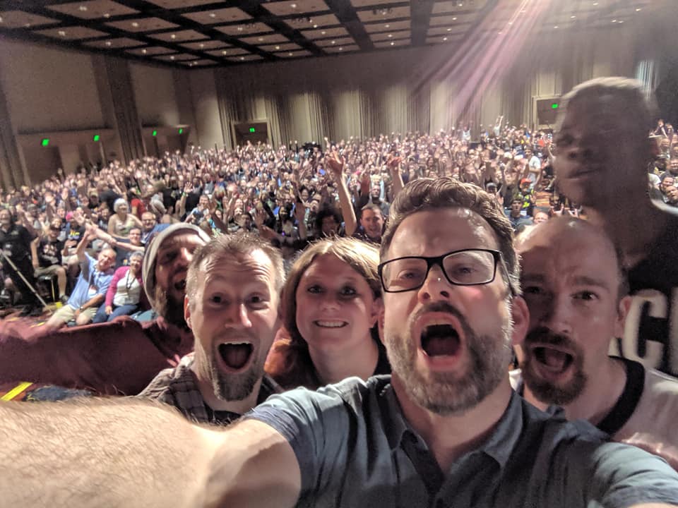 ZombieOrpheus's tweet photo. One week until the first #GamersLive at #GenCon #GenCon2021 - check it out!

https://t.co/Tr00HhTCwX https://t.co/d7GvNDCHiZ