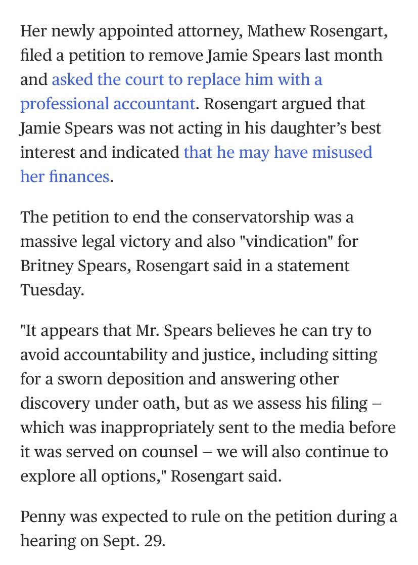 notedyourhonor's tweet photo. 🚨🚨BREAKING: Britney’s attorney, Mathew Rosengart, has provided his statement below. 🚨🚨

You can run, but you can’t hide, James Parnell Spears. 🥊 #FreeBritney https://t.co/evrpCD9eXv