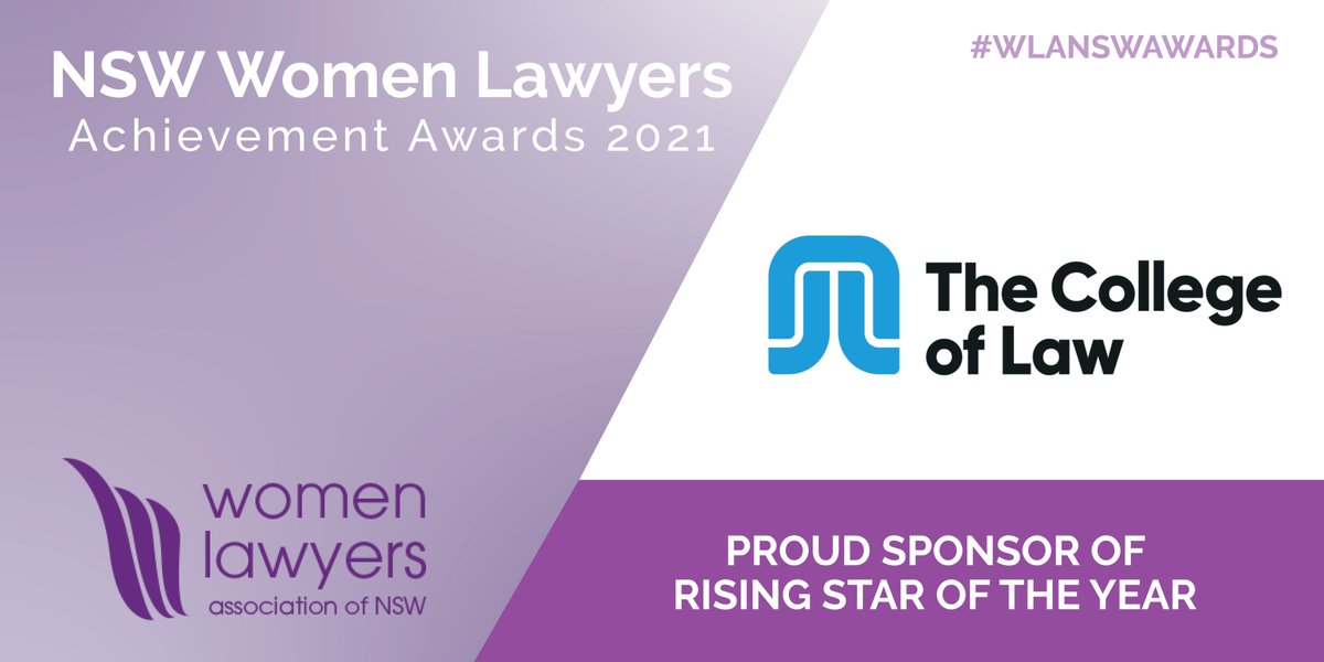 Thanks to The <a href="/collawaust/">collawaust</a> for generously sponsoring our Rising Star of the Year Award. 

The winner for this award will be announced on Thursday 23 September.

womenlawyersnsw.org.au/2021-awards-fi… 

#WLANSWAWARDS #law #lawyers #womenlawyers #womeninlaw #nswlawyers #awards #sponsor #risingstar