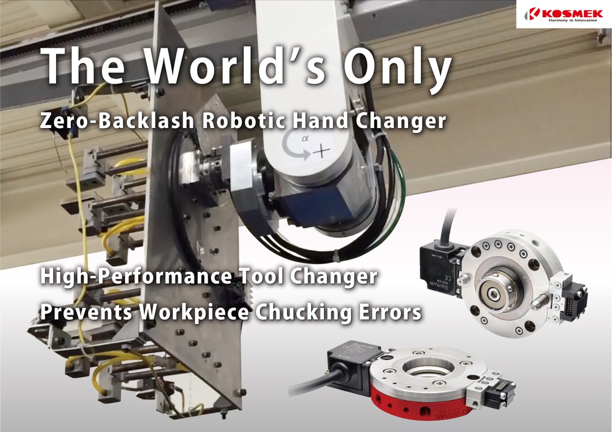 KOSMEK_Global's tweet photo. [Solutions for Injection Molding Machines]

Kosmek automatic clamping systems reduce mold change times and increase productivity.
Let us introduce some solution videos that have received excellent reviews.
⇒ https://t.co/1zrNsicp0a

#Automation #Manufacturing #Molding https://t.co/W1v6QpGqp5