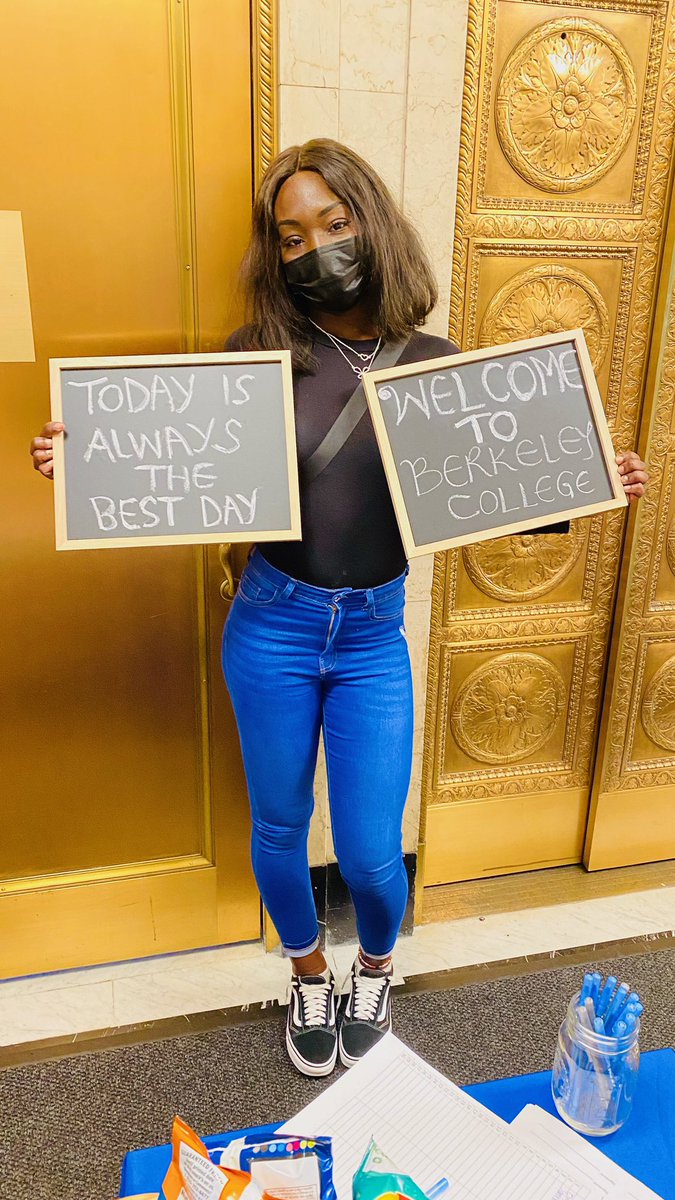 BerkeleyCollege's tweet photo. We had the BEST first day of classes today! Letβs do it again tomorrow. π#WelcometoBerkeley https://t.co/70O3z2dith