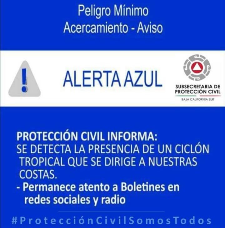 Asociación Bomberos Veteranos Voluntarios de BCS (@bcsprocivil) on Twitter photo En #BCS se aplican medidas preventivas de acuerdo con el SIAT-CT, por acercamiento de Ciclón (depresión tropical 15-E) se activan los procedimientos internos de comunicación, invitando a la población y los diversos sectores estar atentos a la información oficial <a href="/CNPC_MX/">Coordinación Nacional de Protección Civil</a> En #BCS se aplican medidas preventivas de acuerdo con el SIAT-CT, por acercamiento de Ciclón (depresión tropical 15-E) se activan los procedimientos internos de comunicación, invitando a la población y los diversos sectores estar atentos a la información oficial <a href="/CNPC_MX/">Coordinación Nacional de Protección Civil</a>