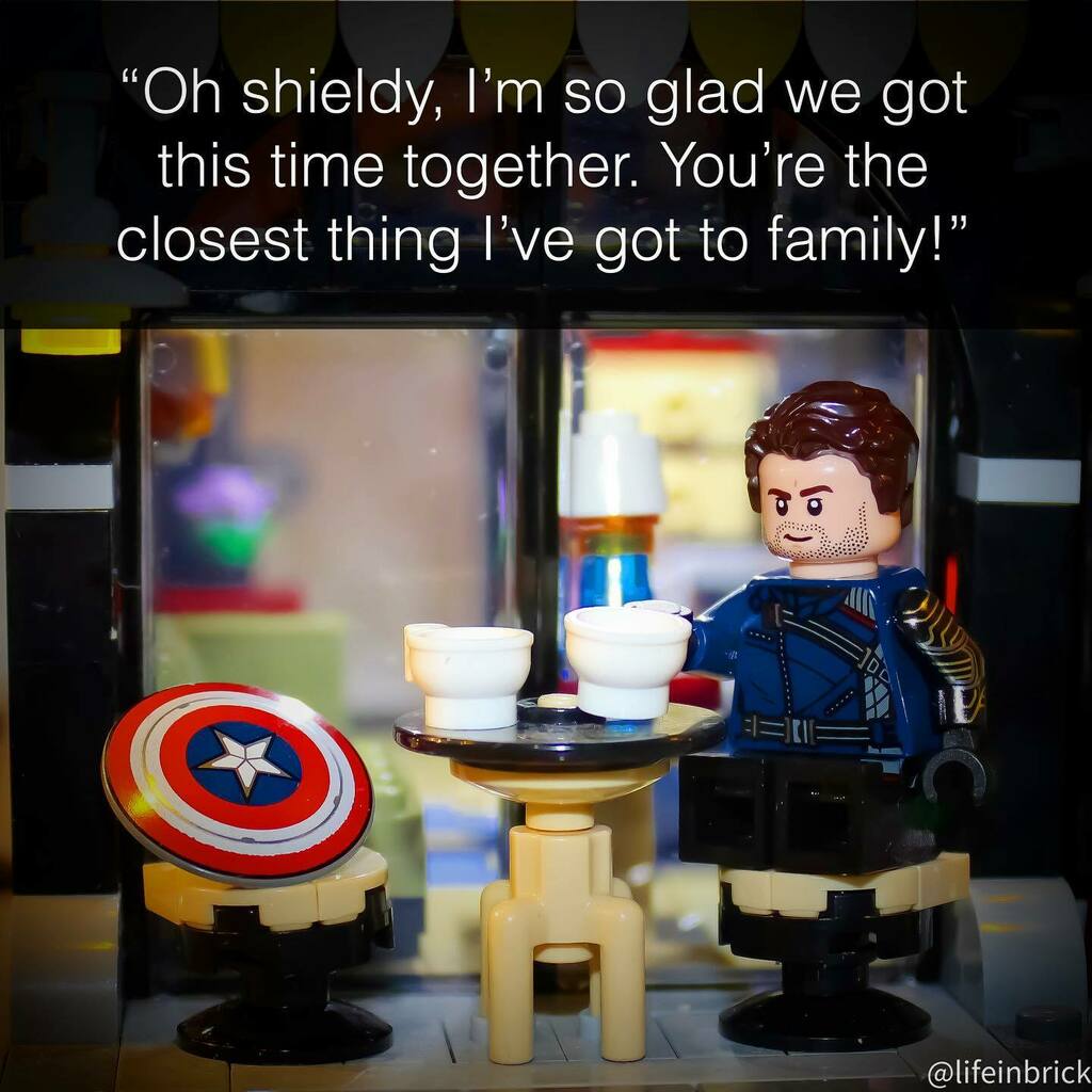 lifeinbrick's tweet photo. “That shield is the closest thing I have got left to a family.”

#lego #thewintersoldier #buckybarnes #captainamerica #capsshield #wintersoldier #falconandwintersoldier #captainamericaandthewintersoldier #marvel #avengers #legomarvel #legoavengers #legos… https://t.co/uia9hkeljh https://t.co/2oT1X9OzO7