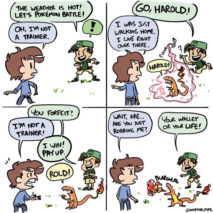 Pokémon comic, part 1 of 100. 