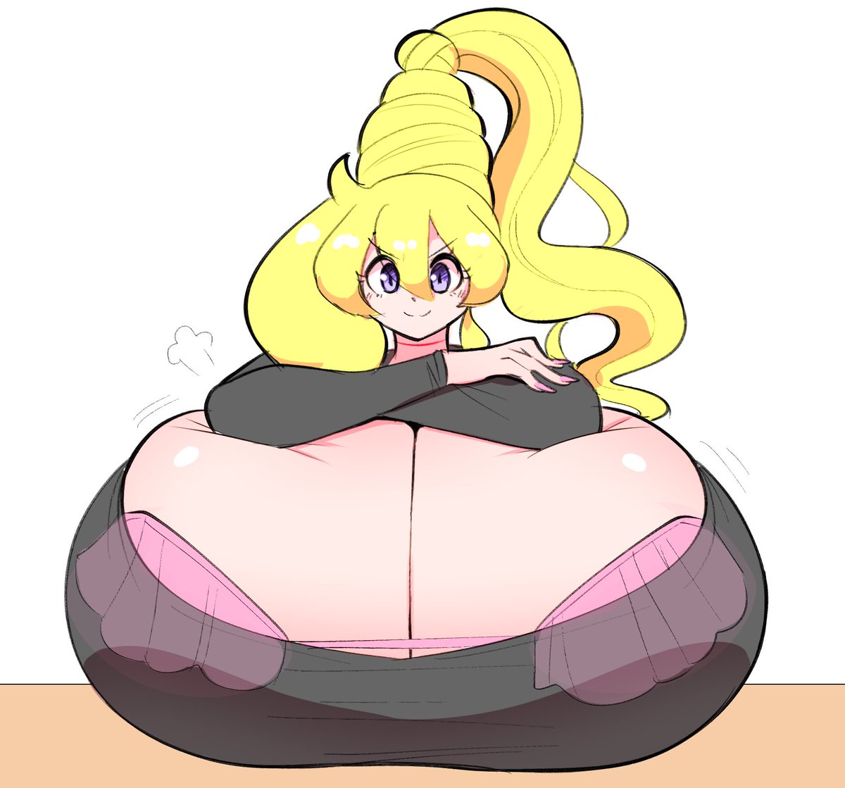 "Can I cross my arms? What a SILLY question."

She has missed the point of the question BUT technically... She did prove herself right.

 Easy. As. Pie.