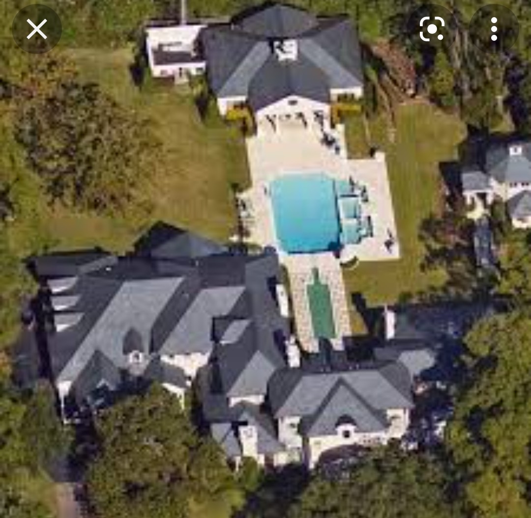 These are some of Joel Osteen's houses. #TaxTheChurches