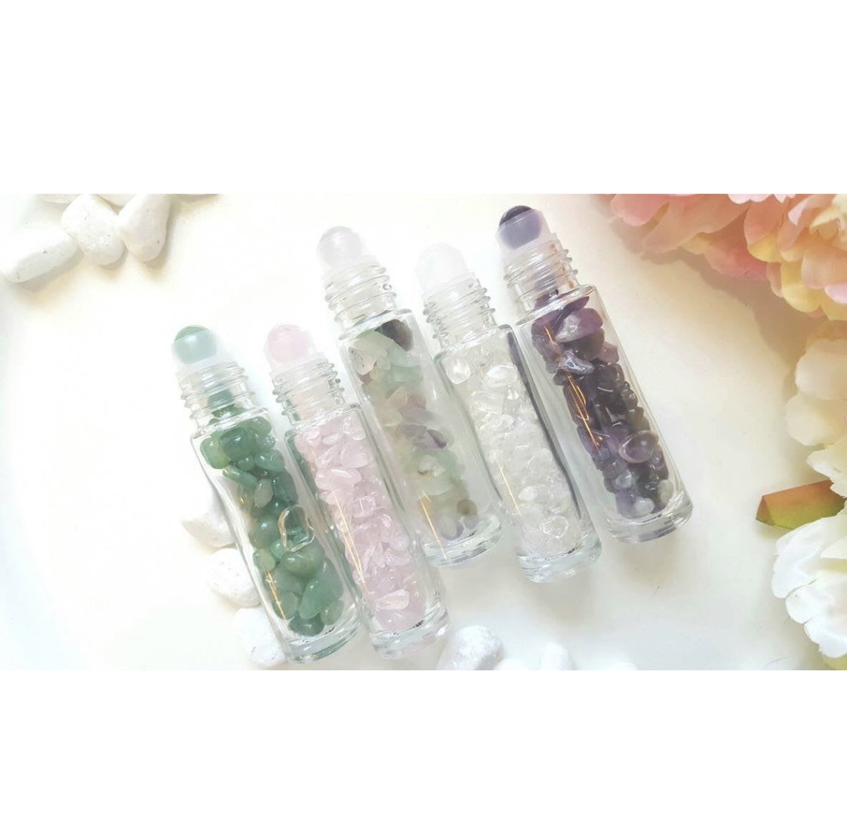 AshleyJaneMilan's tweet photo. 🔮Amplify any Essential Oil blend with these beautiful GEMSTONE roller bottles.  Each 10ml Roller Bottle comes with approx 3 grams of gemstone chips &amp; your choice of essential oil. 
@ashleyjanemilanjewelry
@faithhopecancerawareness
https://t.co/Fqat77jRMM
#gemstones #essentialoil https://t.co/gP29RTdBAa