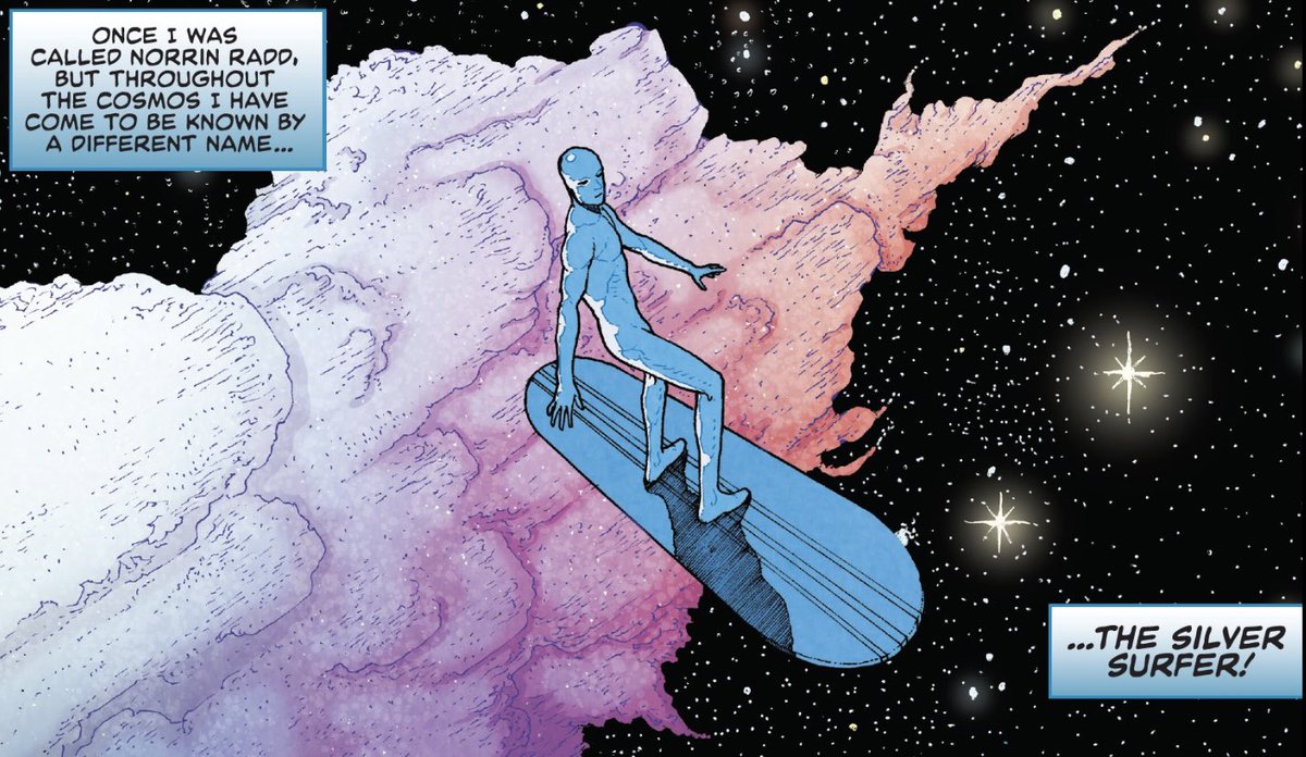 #SilverSurfer
✨
#SilverSurfer Annual #1 (Vol. 2, 2018)
✨
W-#EthanSacks,A/I-#AndréLimaAraújo,C-@ChrisOHalloran,L-#TravisLanham
✨
#NorrinRadd #Galactus #Marvel #MarvelComics #MarvelCosmic