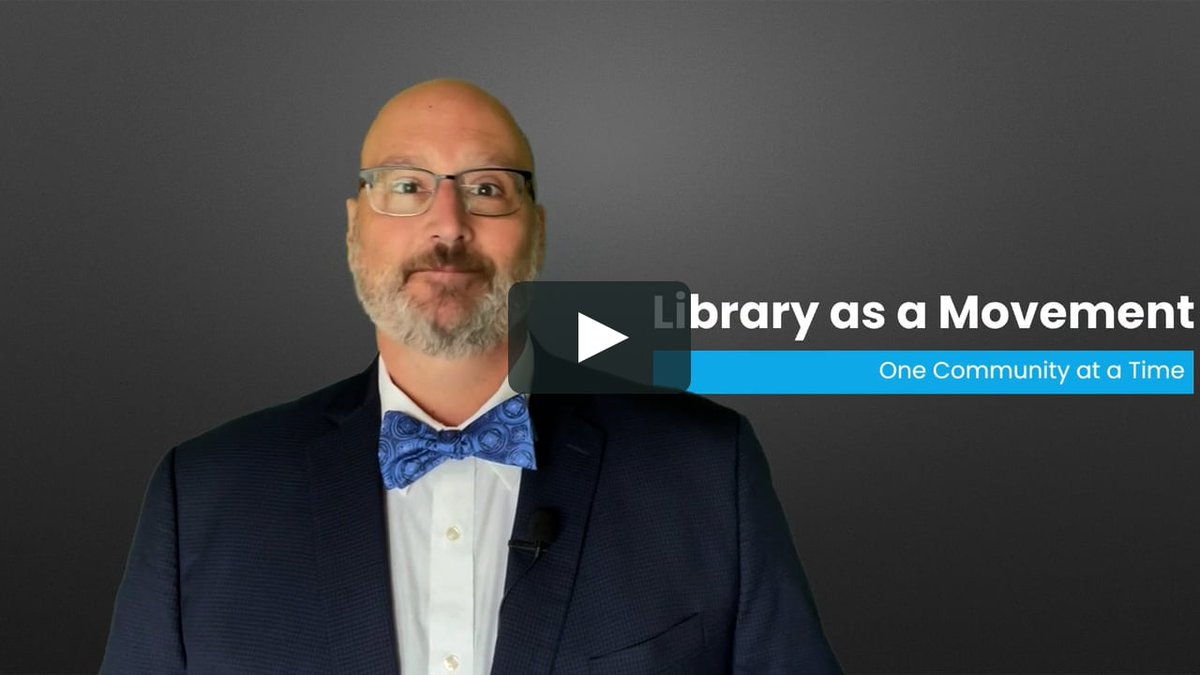 Infolass's tweet photo. Library as a Movement: One Community at a Time with Professor David Lankes #watch #libraries https://t.co/1GhFmZdDEW https://t.co/NK9MzR4XiG