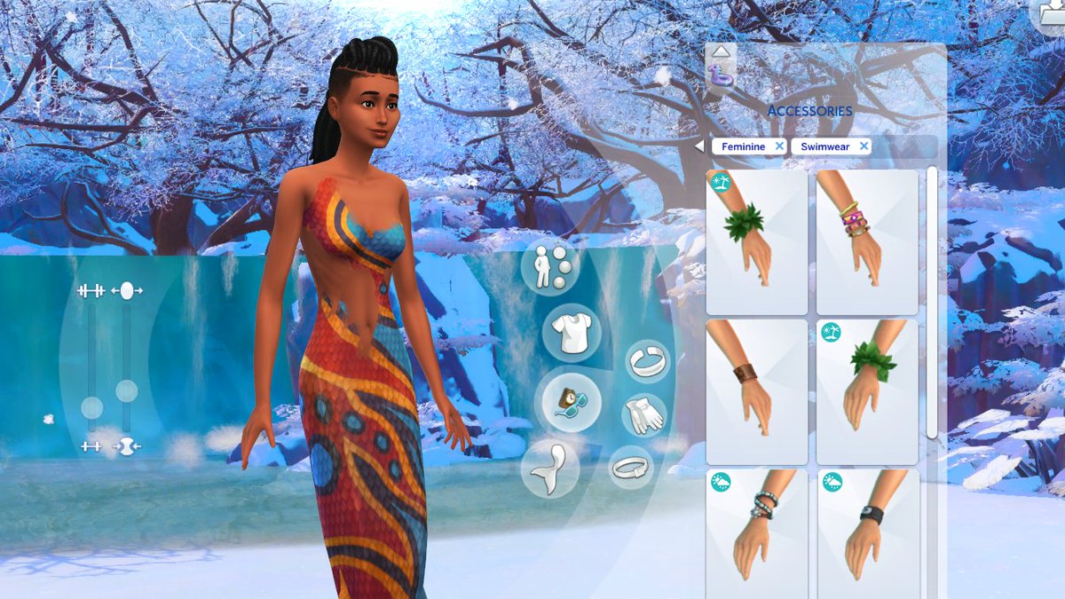 I get why there's not toe nails for mermaids but no fingernails? Come on! #TheSims4SpaDay #TheSims4