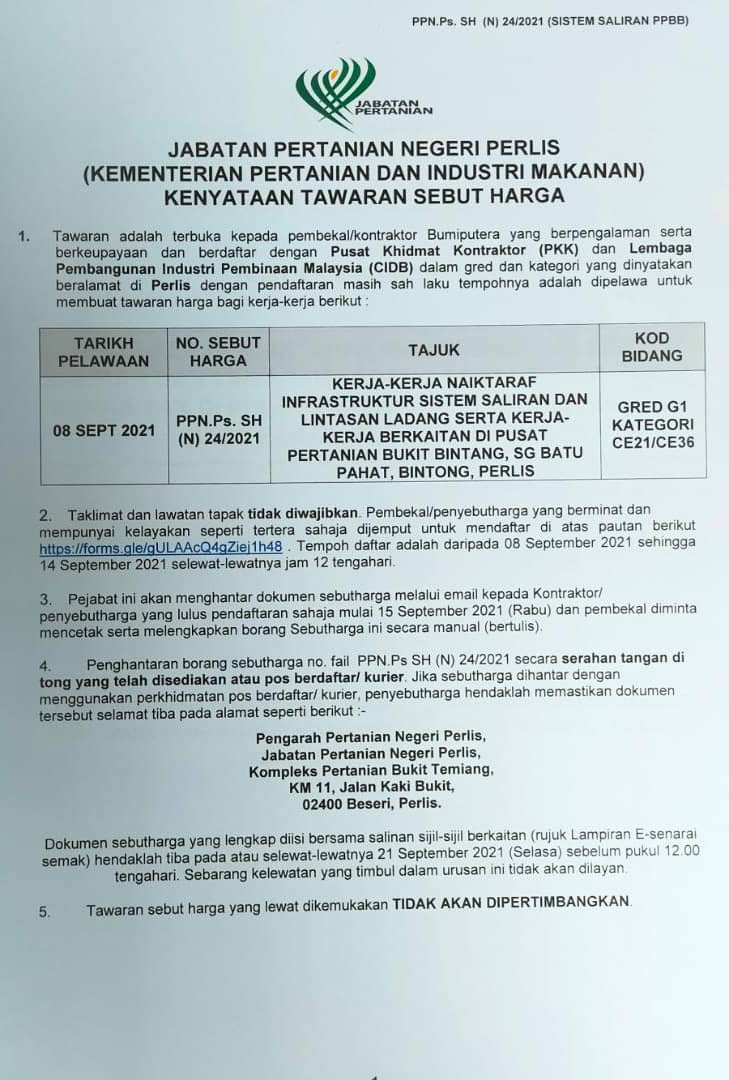Jabatan Pertanian Perlis Mydoa Perlis Twitter