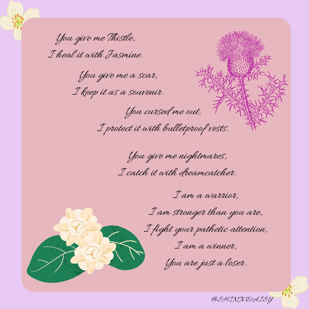 shinxdaisy's tweet photo. Brave Little Boy & Stronger Than You Think & Mirror, Mirror
#MYPOEM #poetry #stayathome #tweetpoem #mindthinking #bravelittleboy #stringerthanyouthink #mirrormirror https://t.co/aCBAGPZKNR