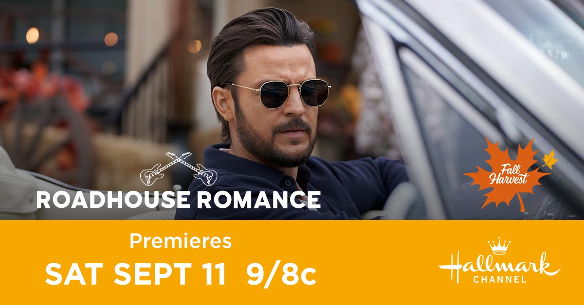 hallmarkchannel's tweet image. TV director @tyler_hynes is considering a new project that will take him to the big time, but will help from an unexpected source be just what he needs to rediscover the art of good storytelling? Find out in the all new #RoadhouseRomance Saturday at 9/8c, part of #FallHarvest!