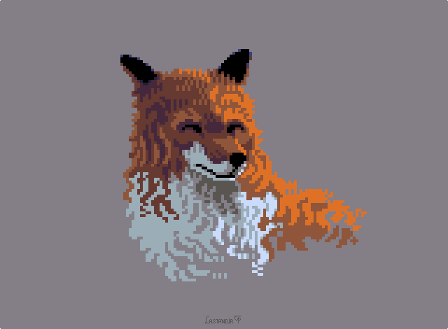 32x32 Pixel Wolf - Pixel_Dailies 1/10/23 by SamsonBarclay on